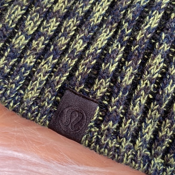 NWT Lululemon Cotton Cashmere Blend Mock Neck Sweater Heather Green sz 20 - Picture 13 of 13